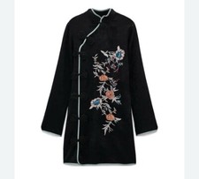 Zara Floral Black Jacquard