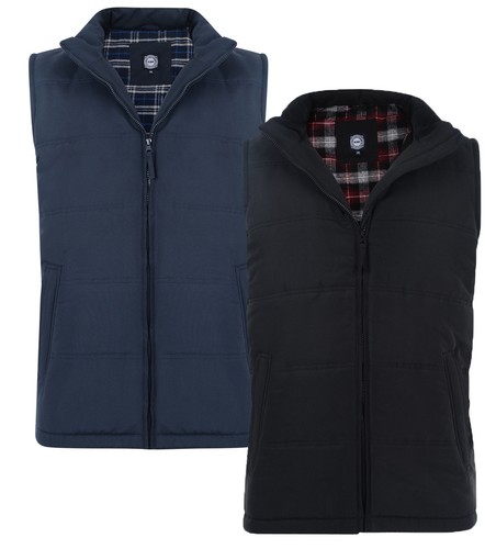 Mens lined padded gilet - ,
