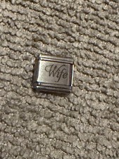 New Wife Silver Italian Charm