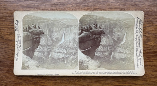 Antique stereoview yosemite - antique,