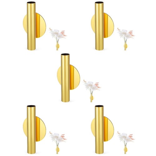 5pcs elegant gold wall - elegant, vases