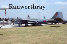 Original Aircraft slide RAF XH174 English Electric Canberra PR9 Fin 1977 #2074