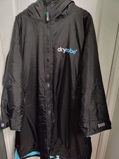 dryrobe V3 Model Advance Black/Blue Long Sleeves Excellent! Size Medium 