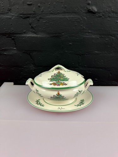Spode christmas tree covered - christmas,
