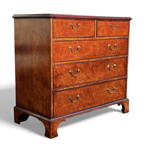 Walnut georgian chest - chest, of