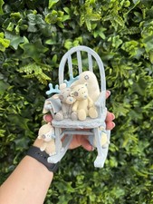 ‘My Blue Nose Friends’ Story Time Ornament. Hand Made Collectibles rocking chair