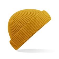 Beechfield Harbour Beanie B383R - Original Knitted Fisherman Retro Vintage Hat