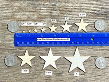 Unfinished Wood Stars –