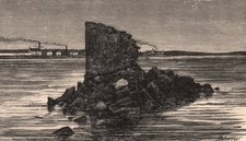 ROSS-SHIRE. Stornoway Castle. Scotland 1885 old antique vintage print picture