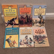 6 vintage J. T. Edson western paperbacks Corgi bundle Damaged
