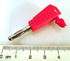 Black or Red Stackable 4mm Banana Plugs OM0470