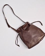 Loewe brown leather shoulder - loewe,