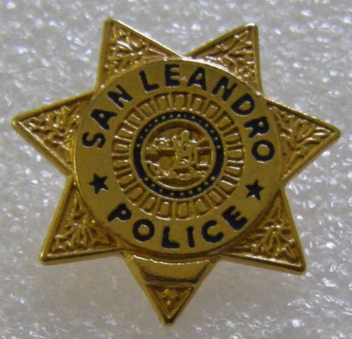Pin police san leandro - police,