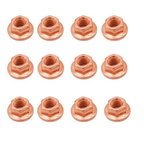 12x copper nut exhaust - 12x,