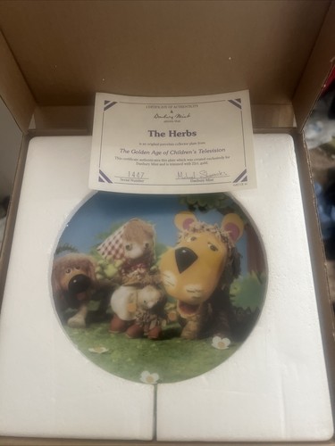 Danbury mint plate the herbs - plate,