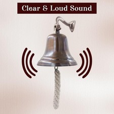 7"  Brass Wall Mounted Ship