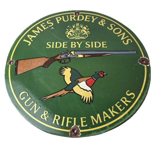 Vintage james purdey sign - vintage,