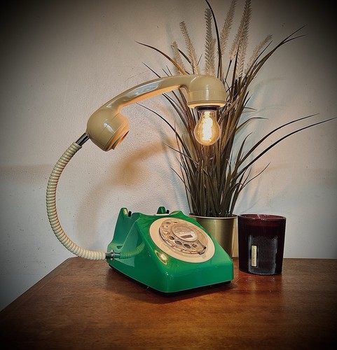 Upcycled vintage rotary dial - vintage,