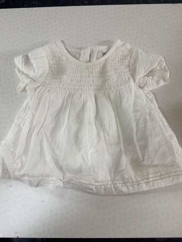 White smock baby girls - m&s,