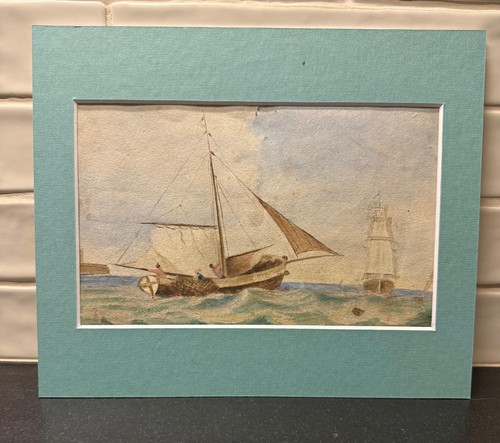 Vintage unsigned watercolour - unsigned,