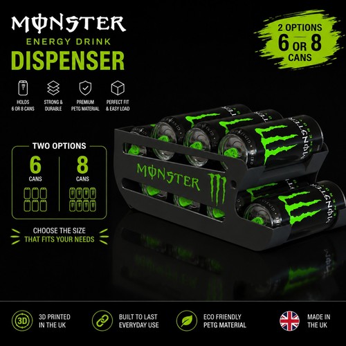 Monster energy can dispenser - monster,
