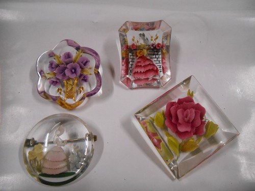 Vintage lucite reverse - 4,