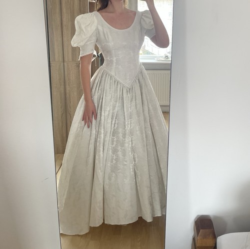 White wedding dress - wedding,