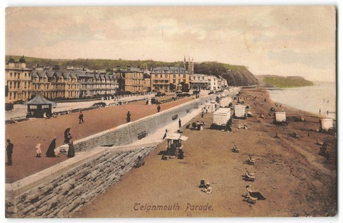 Teignmouth parade devon 1916 - parade,
