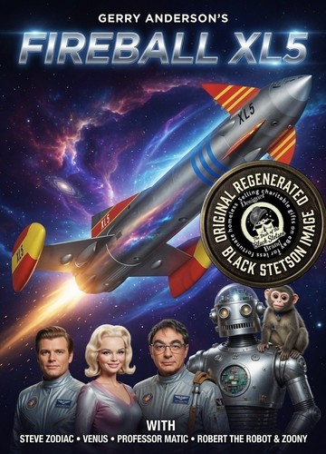 Fireball xl5 white framed - fireball,