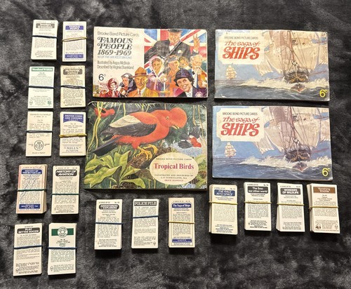 Brooke bond picture cards 500 - cards, 500+