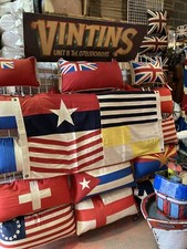 NAUTICAL FLAG Vintage Tea Dyed