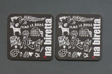 NA BIRETTA ITALIA Beer from Italy Beer Mat NEW