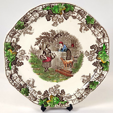 Spode Copeland Byron Series #1 Quartered Sandwich Plate 25cm Dinner Engraved