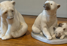 LLADRO POLAR BEAR SITTING and