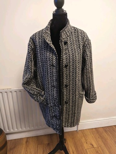 Pure new wool tweed coat - new,