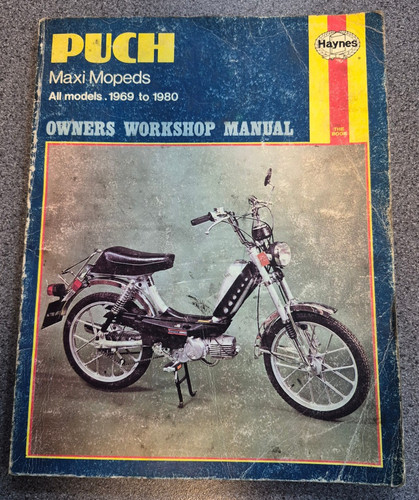 Haynes manual 107 puch - puch, maxi