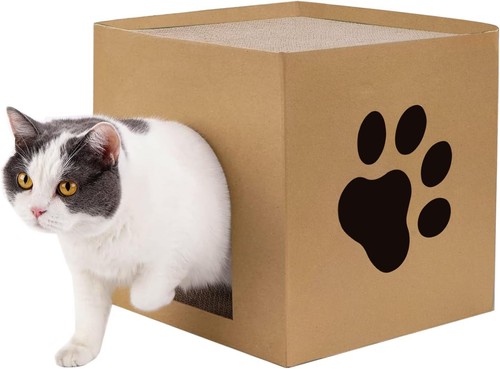 Cat cardboard scratcher - cardboard, scratcher,