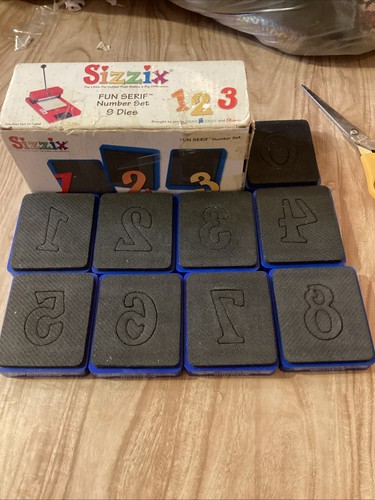 Sizzix fun serif - sizzix, numbers