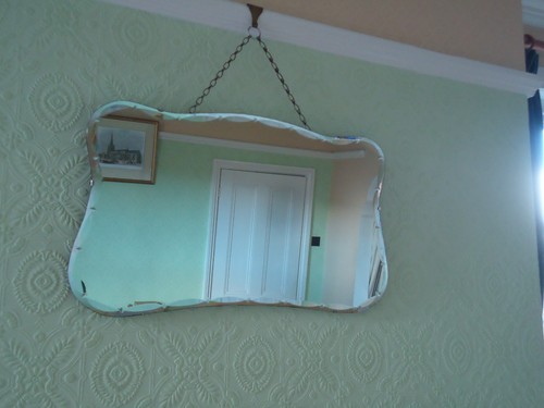 Vintage large art - large, beveled