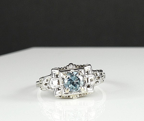 Vintage 18k white gold - vintage,