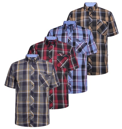 Mens kam cotton rich - rich, check