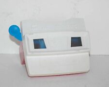 VINTAGE VIEW-MASTER VIEWER Red White Model G Small Diffusers ROUND LEVER 1980