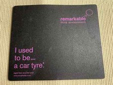 Recycled Tyre Mouse Mat Black