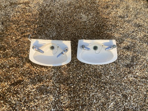 Pair armitage shanks sinks - of,