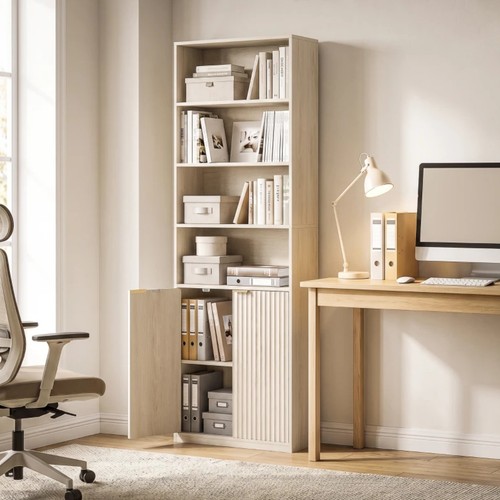Tall bookcase with cupboard - tall,