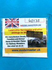 NEW MODELMASTER NAME PLATES