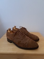 Sanders Brown Suede Oxford