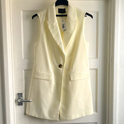 Vous ivory sleeveless long - ivory,
