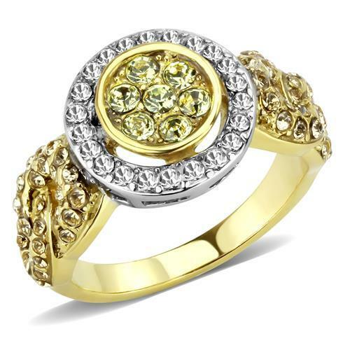 Ladies gold ring - like, peridot