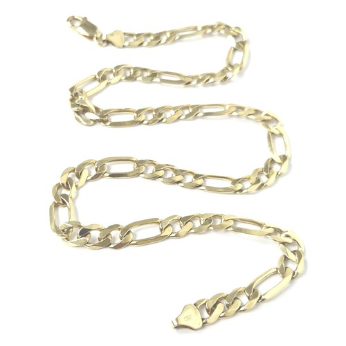 9ct gold figaro chain - gold,